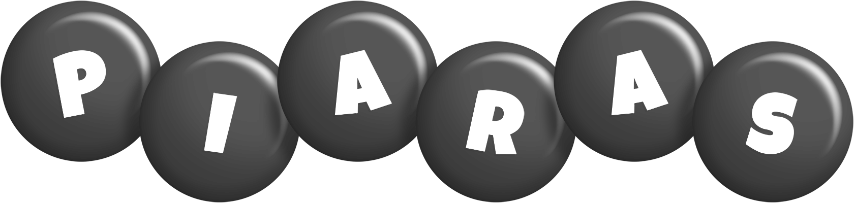 Piaras candy-black logo