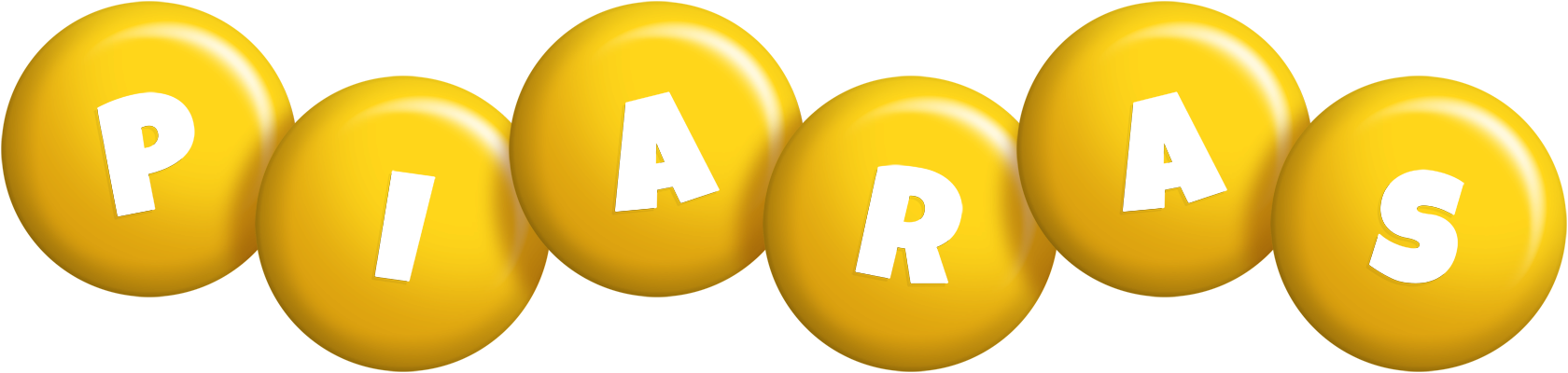 Piaras candy-yellow logo