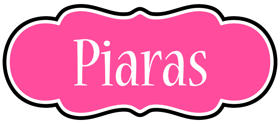 Piaras invitation logo