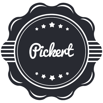 Pickert badge logo