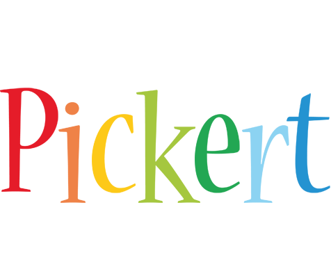 Pickert birthday logo