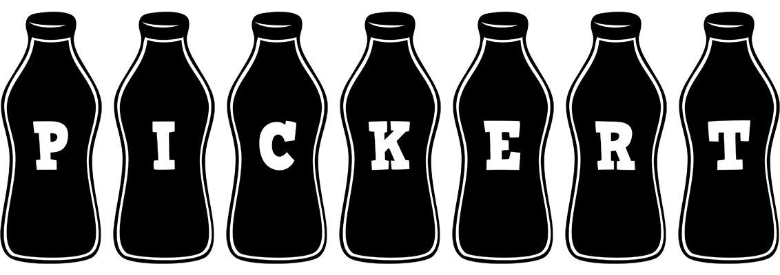 Pickert bottle logo