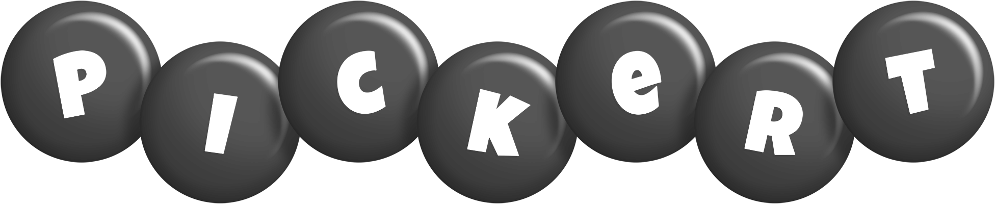 Pickert candy-black logo