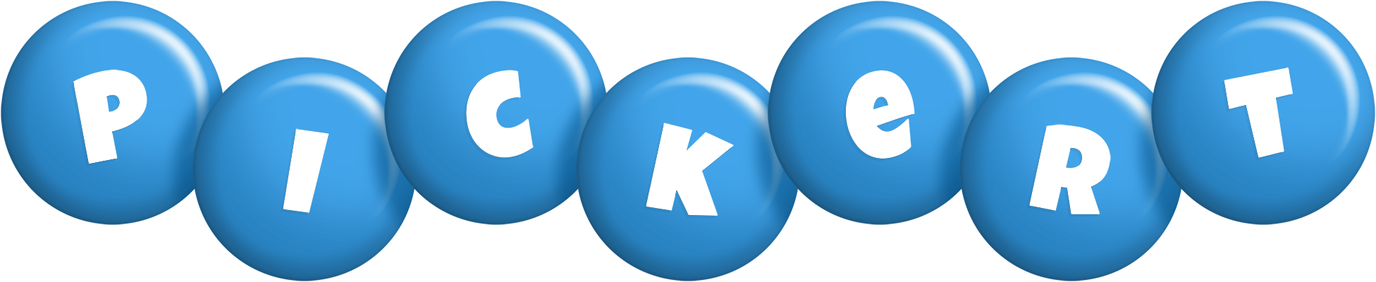 Pickert candy-blue logo
