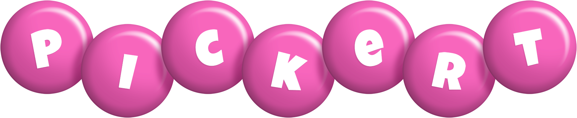 Pickert candy-pink logo