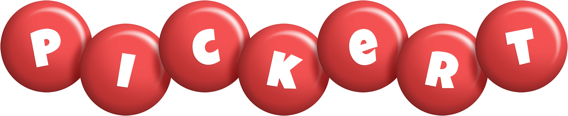 Pickert candy-red logo