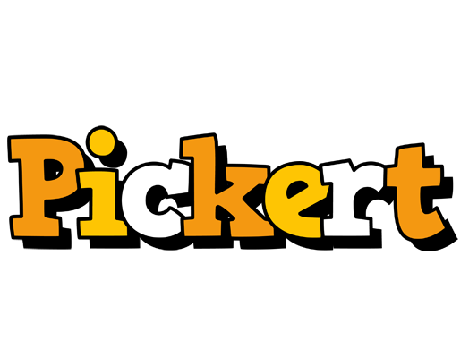 Pickert cartoon logo