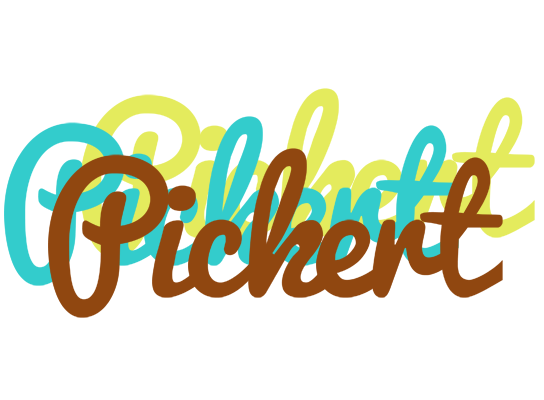 Pickert cupcake logo