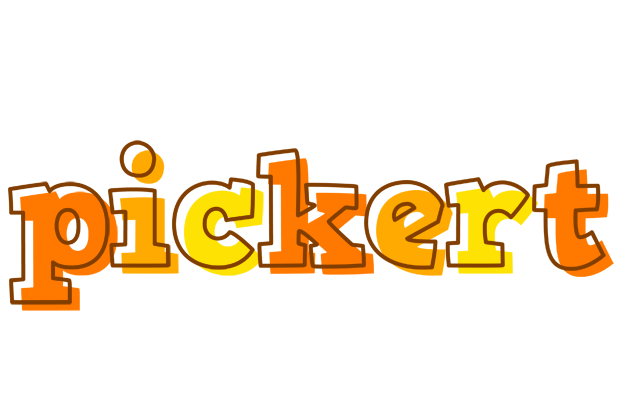 Pickert desert logo