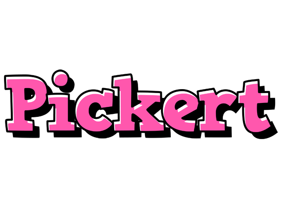 Pickert girlish logo
