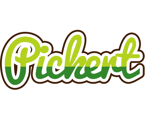 Pickert golfing logo
