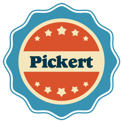 Pickert labels logo
