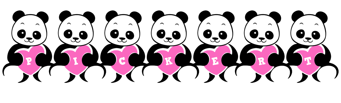 Pickert love-panda logo