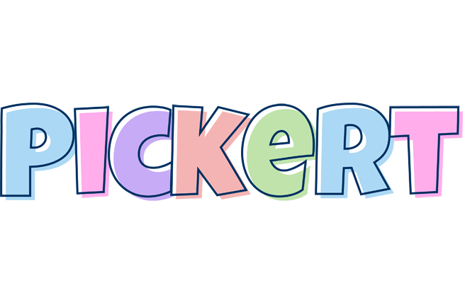 Pickert pastel logo