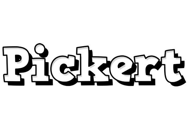 Pickert snowing logo
