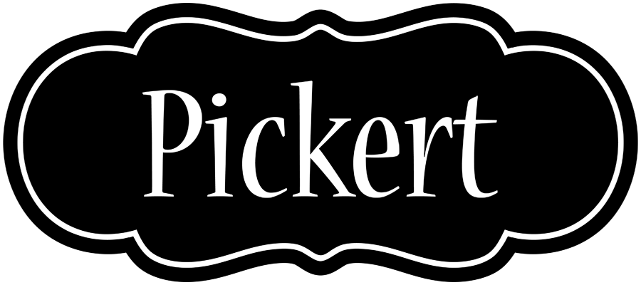 Pickert welcome logo