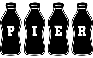 Pier bottle logo