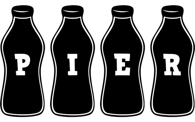 Pier bottle logo