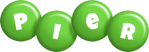 Pier candy-green logo