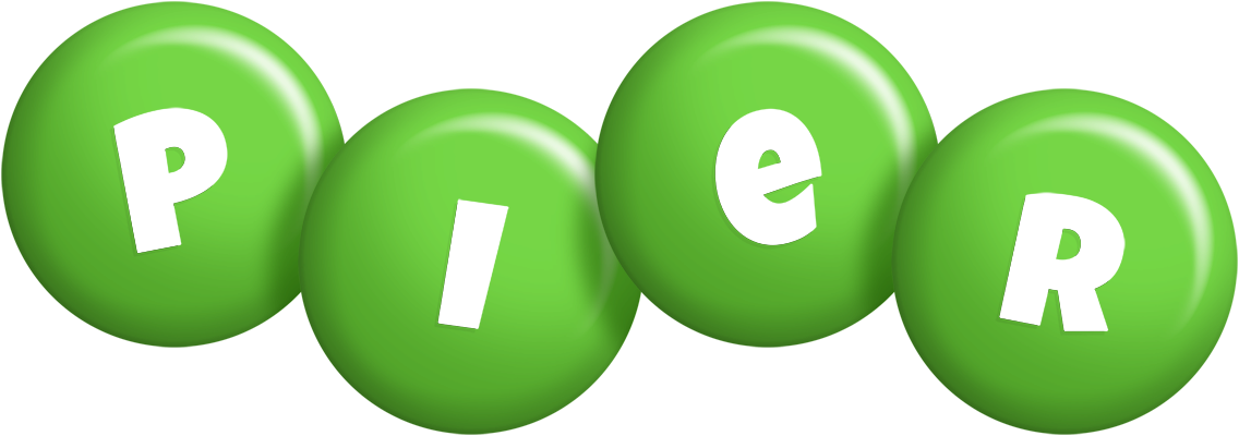 Pier candy-green logo
