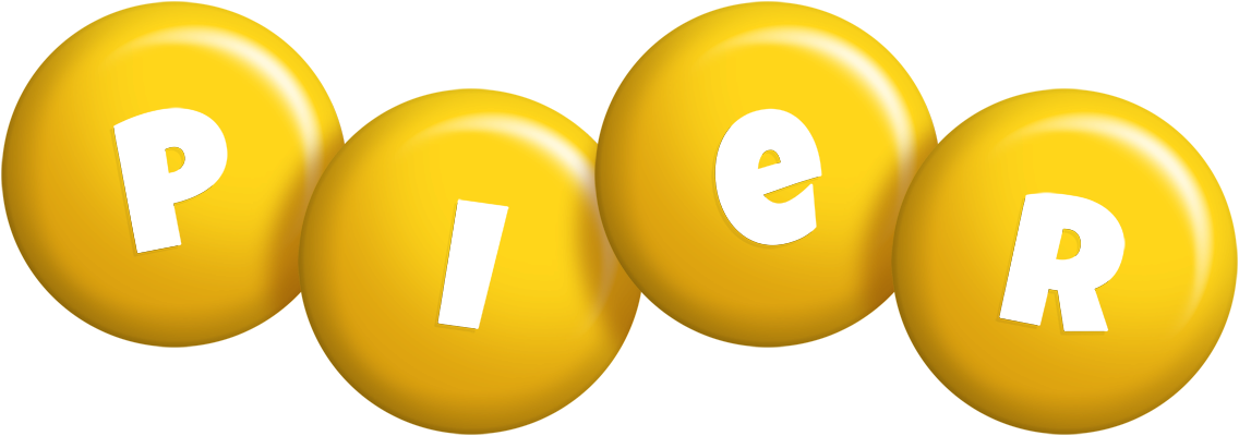 Pier candy-yellow logo