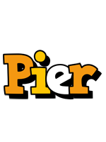 Pier cartoon logo