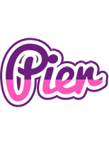Pier cheerful logo