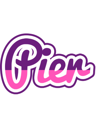 Pier cheerful logo