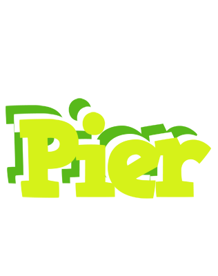 Pier citrus logo