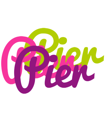 Pier flowers logo