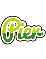 Pier golfing logo