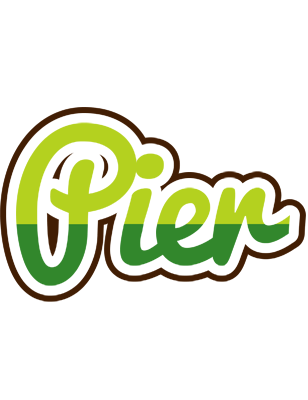 Pier golfing logo