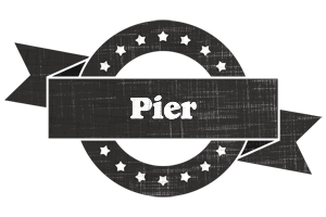 Pier grunge logo