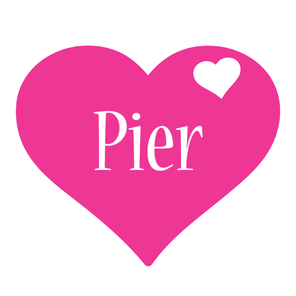 Pier love-heart logo