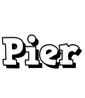 Pier snowing logo