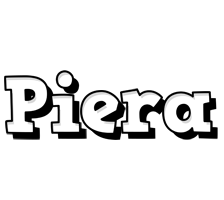 Piera snowing logo