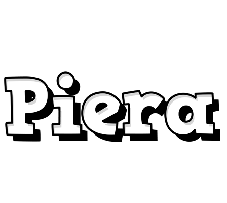 Piera snowing logo