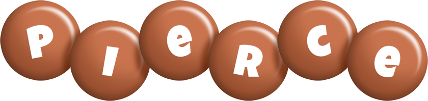 Pierce candy-brown logo