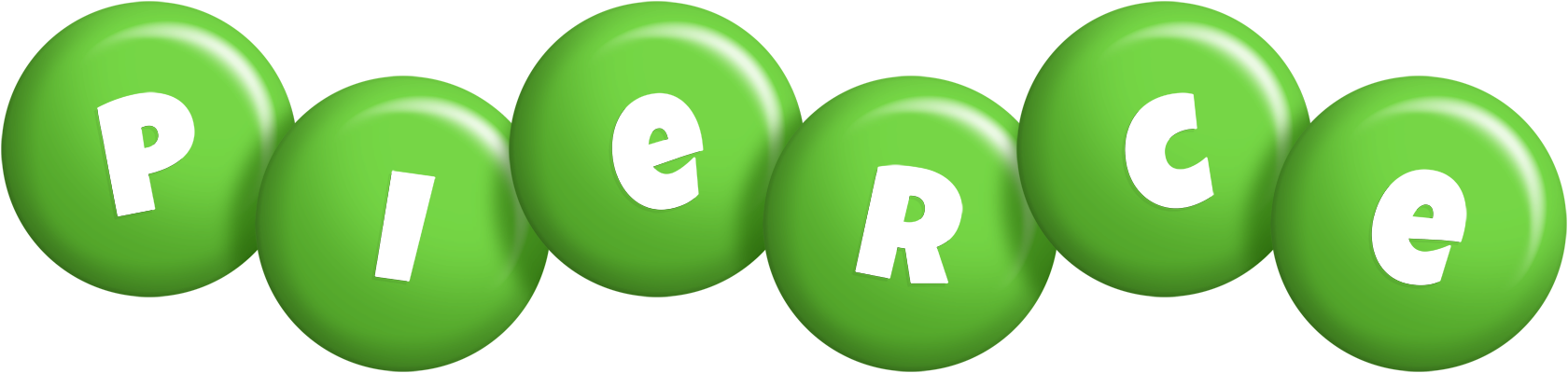 Pierce candy-green logo