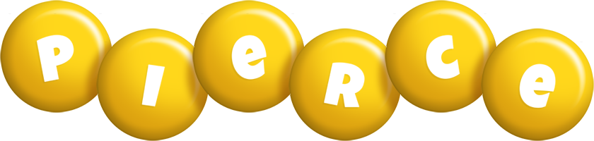Pierce candy-yellow logo