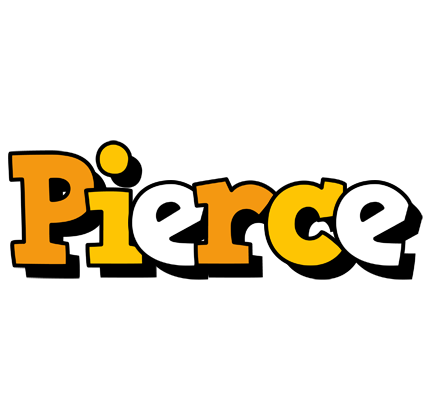 Pierce cartoon logo