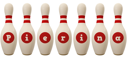 Pierina bowling-pin logo