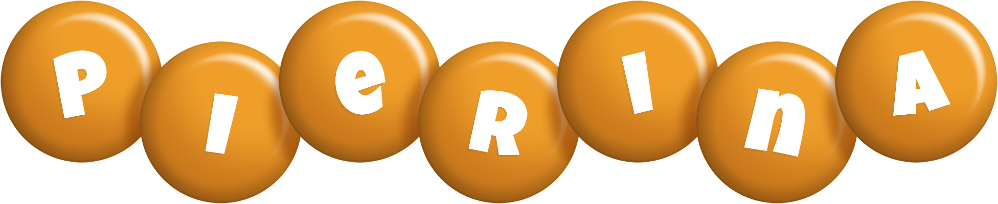 Pierina candy-orange logo