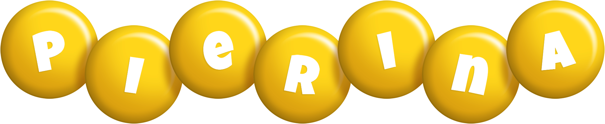 Pierina candy-yellow logo