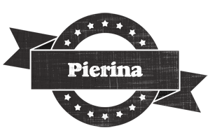 Pierina grunge logo