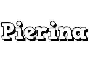 Pierina snowing logo