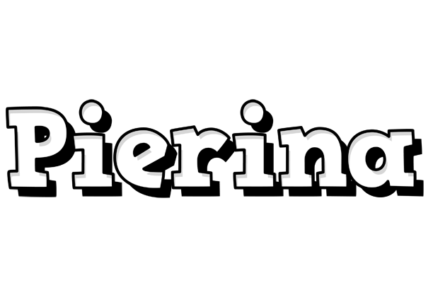 Pierina snowing logo