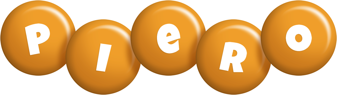 Piero candy-orange logo