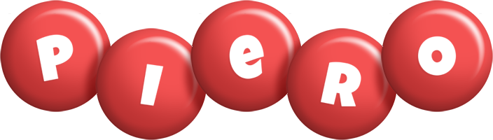Piero candy-red logo