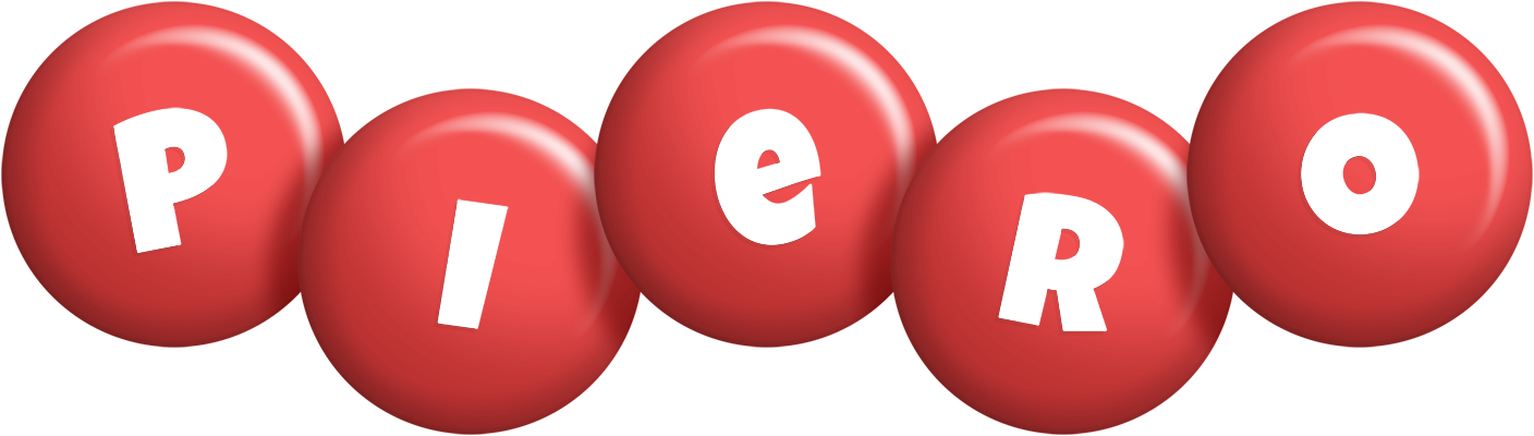 Piero candy-red logo